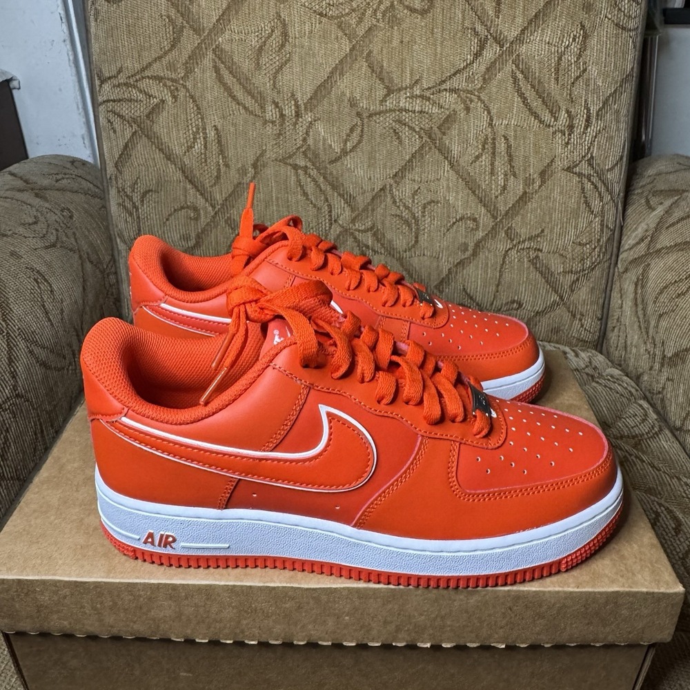 Nike Air Force 1 '07 'Picante Red' DV0788-600-low Top Board Shoes Size 8 B Grade - Picture 4 of 10
